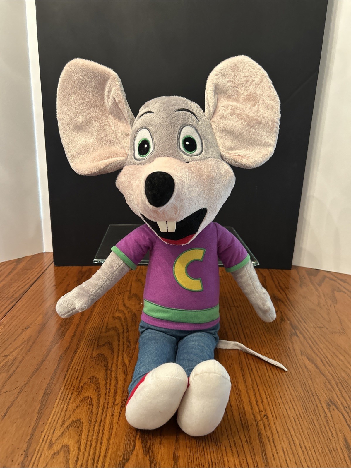 27” - 30" 2021 Large Chuck E Cheese Stuffed plush Mouse Vintage EUC *Please Read