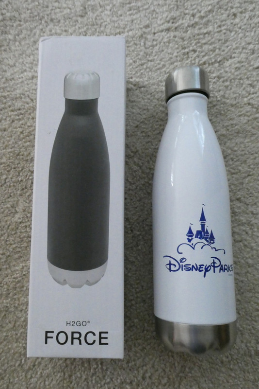 NEW! Disney Parks 17oz Water Bottle - Insulated Stainless Steel - White w/Box