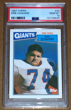 1987 Erik Howard rookie #29 Topps PSA 10 New York Giants