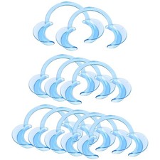 Wangenhalter Mundwinkelhalter für Mundöffner Dental C-Form Blau 10 Stück