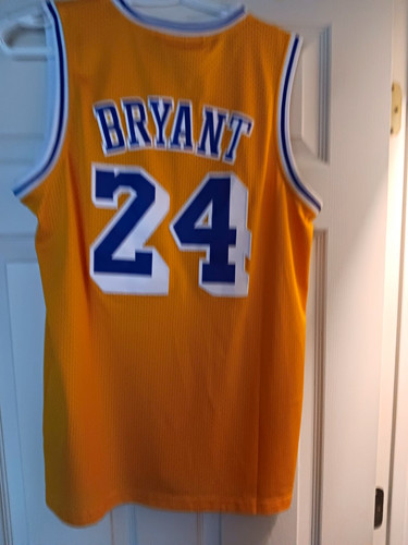 Mitchell & Ness Kobe Bryant #24 Los Angeles Lakers Gold Jersey Men's Small NBA
