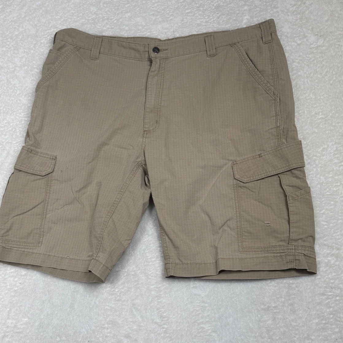 Carhartt Force Relaxed Fit Ripstop Cargo Work Shorts Tan Khaki Men's 42