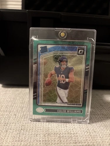 2024 Panini Donruss Optic Rated Rookie Caleb Williams #201 Green Velocity Prizm