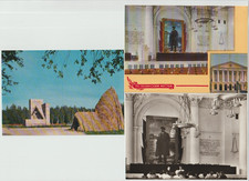 3 postcard Lenin: 2x in Smolny, 1x hiding place in the "underground", USSR