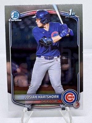 2025 Bowman Draft #BDC-21 Josiah Hartshorn Chrome 1st Chicago Cubs