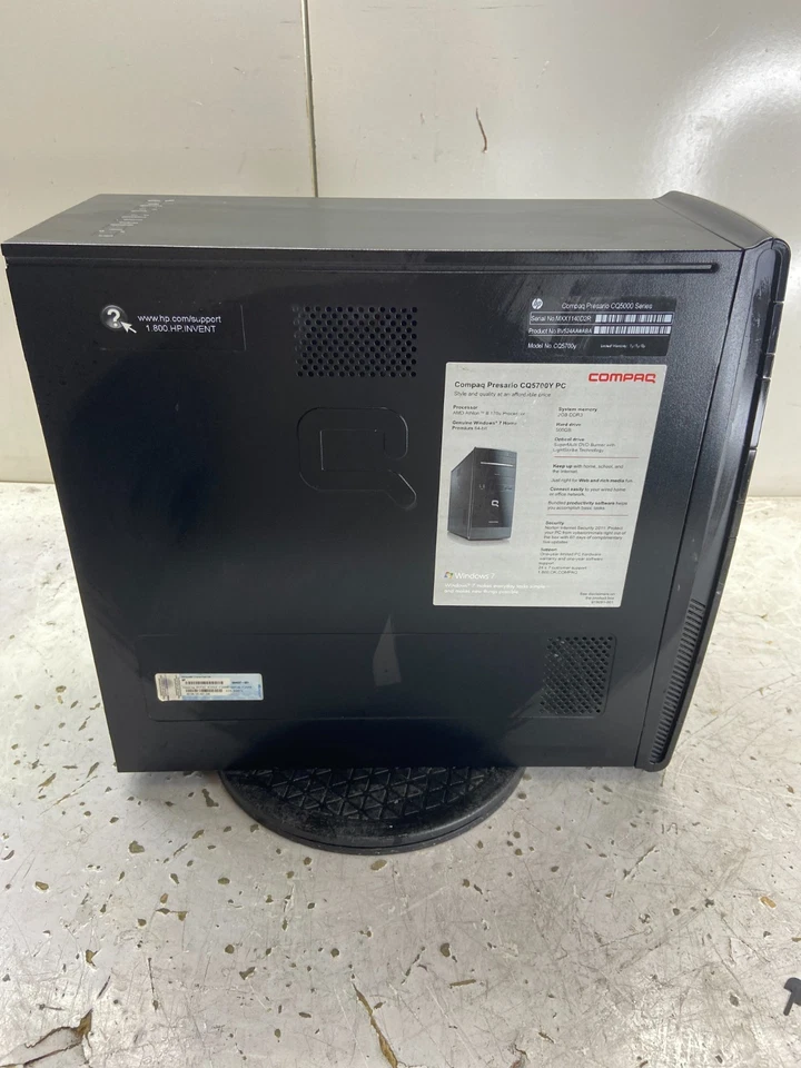 Compaq Presairo CQ5700Y AMD Athlon II 170u 2.00GHz 2GB NO HDD - Image 2 of 4