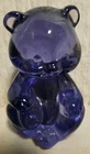 Vintage Fenton Glass Bear Amethyst Purple Violet 2 3/4" Sitting Seated Figurine