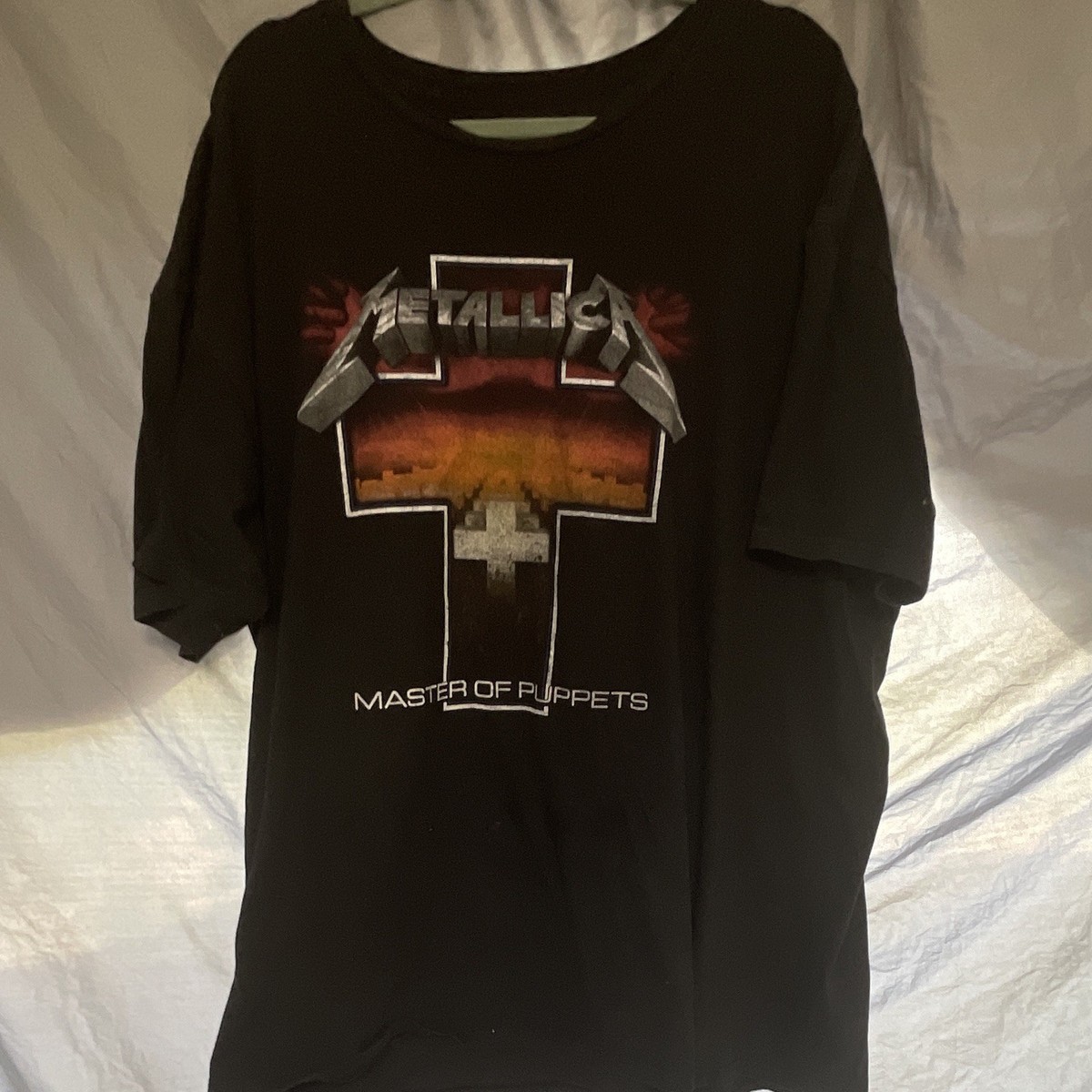 llica Master of Puppets Tシャツ L Metallica Master of Puppets Black Graphic T-Shirt Size 2XL Rock