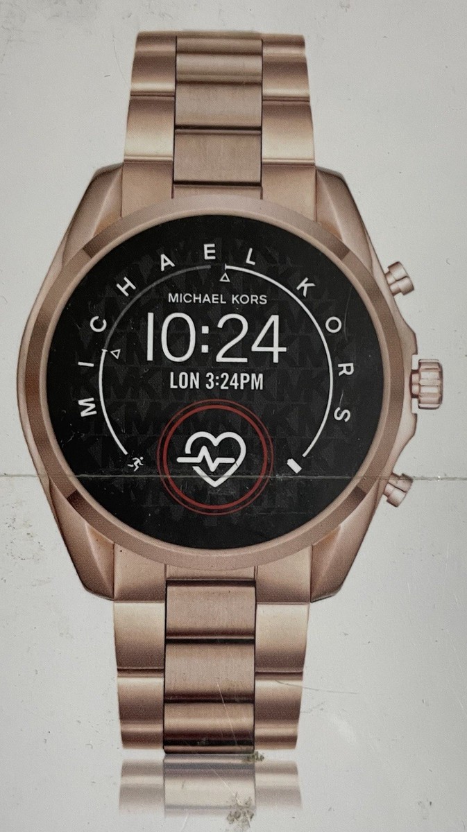 Michael Kors Access Bradshaw 44mm Case Rose Gold-Tone Stainless