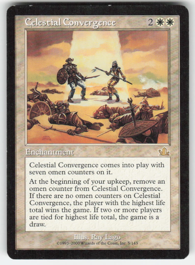 2000 Celestial Convergence Prophecy 5 MTG