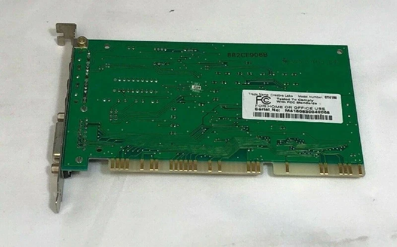 CT4180 creative labs 16BIT isa sound card - Image 2 of 4