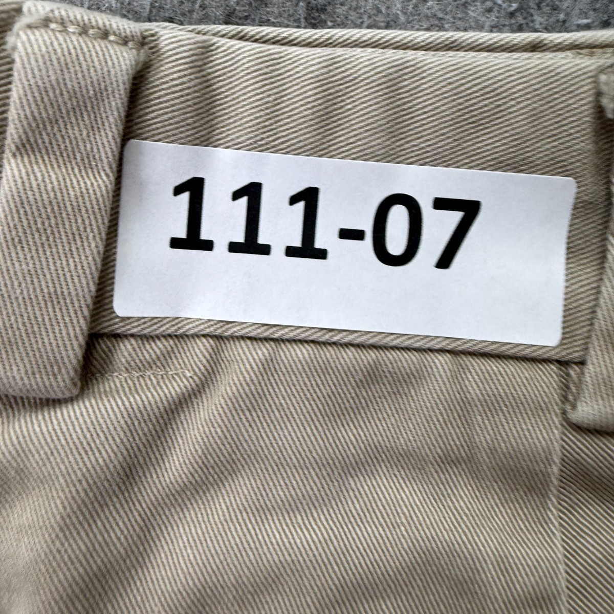 Chino Bills Khakis Homme 31x30 Beige - Plissé, Poignets, Coton, USA