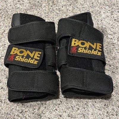 Bone Shieldz Wrist Guards Size Adult Medium Black