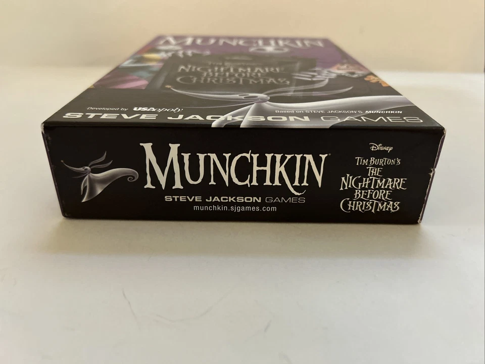 Munchkin Tim Burton’s The Nightmare Before Christmas COMPLETE Steve Jackson Game - Image 2 of 4