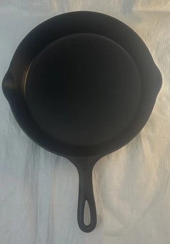 Griswold No. 8 Large Block Logo Cast Iron Skillet #704 B (wobbles)