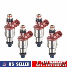 Set of 4 Fuel Injectors For Toyota 4Runner Pickup 2.4L 22RE 2320935040 New