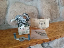 Pflueger Summit No.1993L Baitcasting Reel, German Silver W/Handle Drag 1940s 