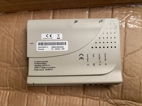 US Robotics 56K Faxmodem with No PSU US Robotics P/N: 64-245630-04R 2MBWYB8H4598 - Picture 6 of 8