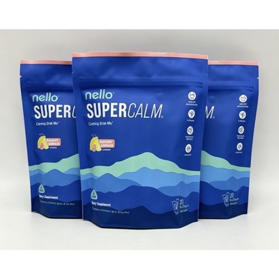 3Pack -  Nello SuperFocus Caffeinated Drink - Refreshing Fruit Punch Flavor