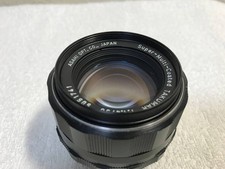 Asahi Takumar 50mm f/1.4 SLR Camera Lens Pentax Good Condition with Caps