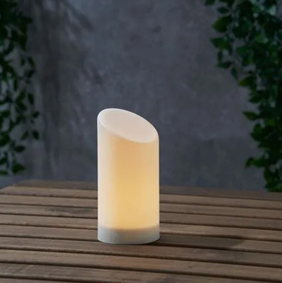 IKEA ADELLOVSKOG LED Duftkerze Block, weiß, 16 cm ÄDELLÖVSKOG NEU