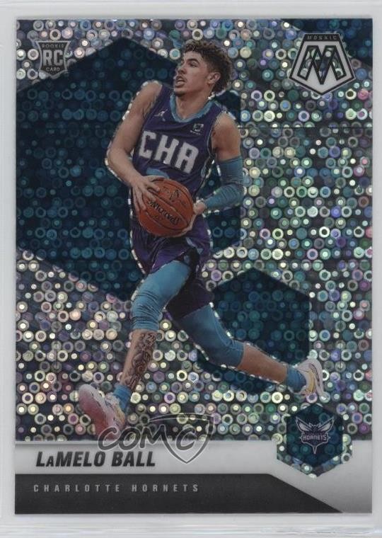 2020-21 Panini Mosaic Fast Break Silver Prizm Lamelo Ball #202 Rookie RC 0yx2