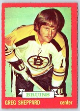 GREG SHEPPARD 1973-74 O-PEE-CHEE 73-74 #8 NRMINT+ (DARK BACK)          95854