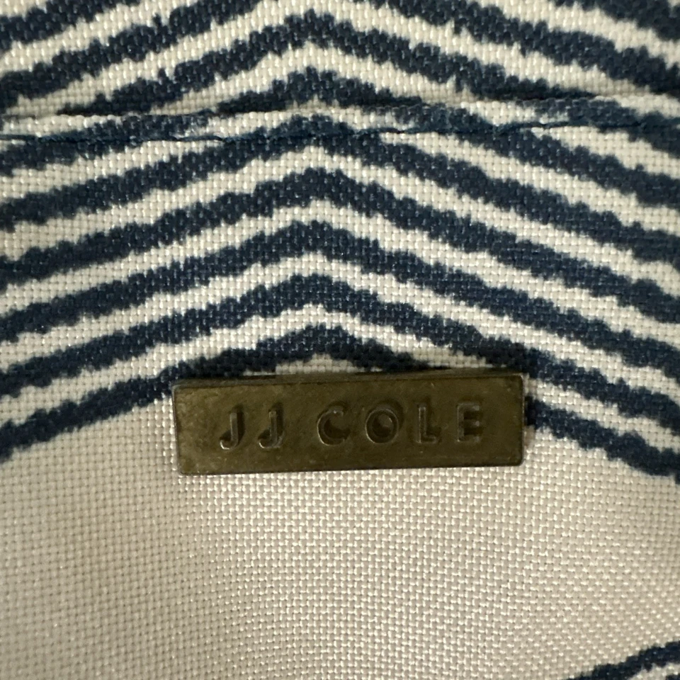 Bolsa de Pañales Jj Cole Bucket Tote Azul Marino Cordel con Correa y Almohadilla para Pañales Bolsa de Lona Foto 4 de 4