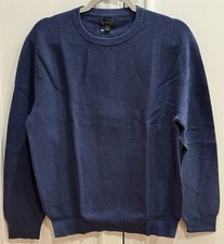 Men  s J Crew Wool Blend Crew Neck Sweater-MED-Heather Navy-NWT