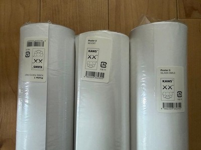 KAWS TOKYO FIRST Poster 3 Set Limited Edition Roppongi Hills Ausstellung