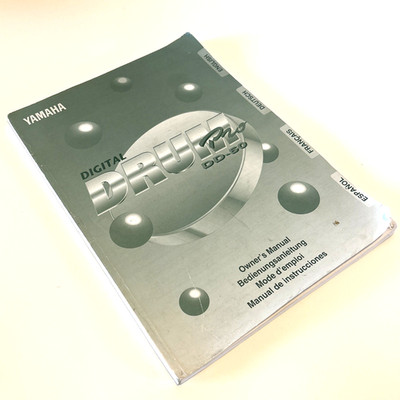 Yamaha DD-50 Digital Drum Pads Original Operation User's Owner's Manual Book.