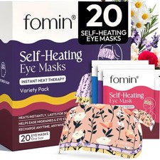 Self Heating Eye Mask- 20 Pack - Variety Pack Heated Eye Mask Warm Compress f...