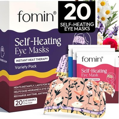 Self Heating Eye Mask- 20 Pack - Variety Pack Heated Eye Mask Warm Compress f...