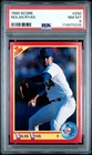 PSA 8 NM MINT 1990 SCORE NOLAN RYAN #250 RANGERS 79339 B137