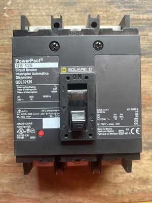 Square D Circuit Breaker 3-Pole 240V/125A