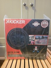 KICKER 48CWRT84 CAR AUDIO 8" COMPRT SERIES SUBWOOFER WITH GRILLE DUAL 4 OHMS