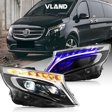 VLAND LED Scheinwerfer für Mercedez Benz Vlasse/Vito W447 MPV 2014-2020 Paar