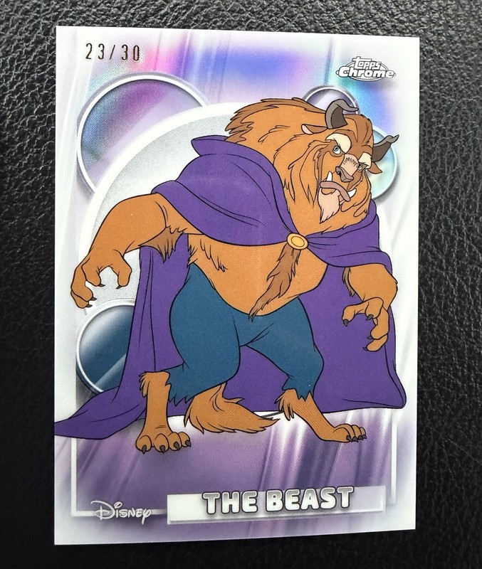 2026 Topps Chrome Disney BEAST Pearl Refractor /30 #36 SP