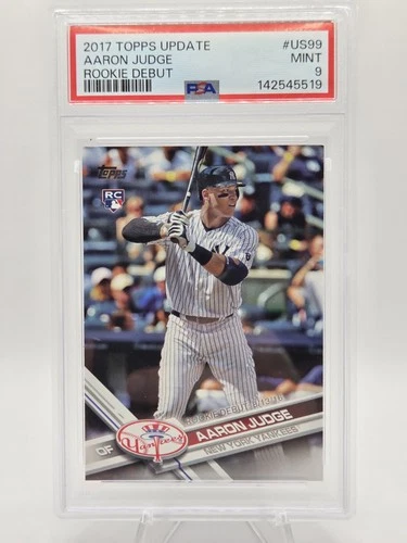 2017 Topps Update - Aaron Judge - Debut Rookie Card (RC) #US99 - MINT PSA 9!