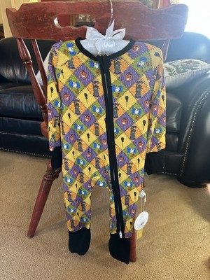 NWT Gigi Closet Bamboo Halloween Fall Zippy Sleeper, 6-12 months,Fold Over Cuffs