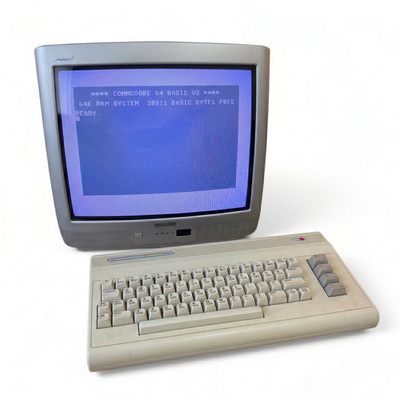 Commodore 64 C64G Computer Brotkasten - ohne Zubehör - Teiltest OK