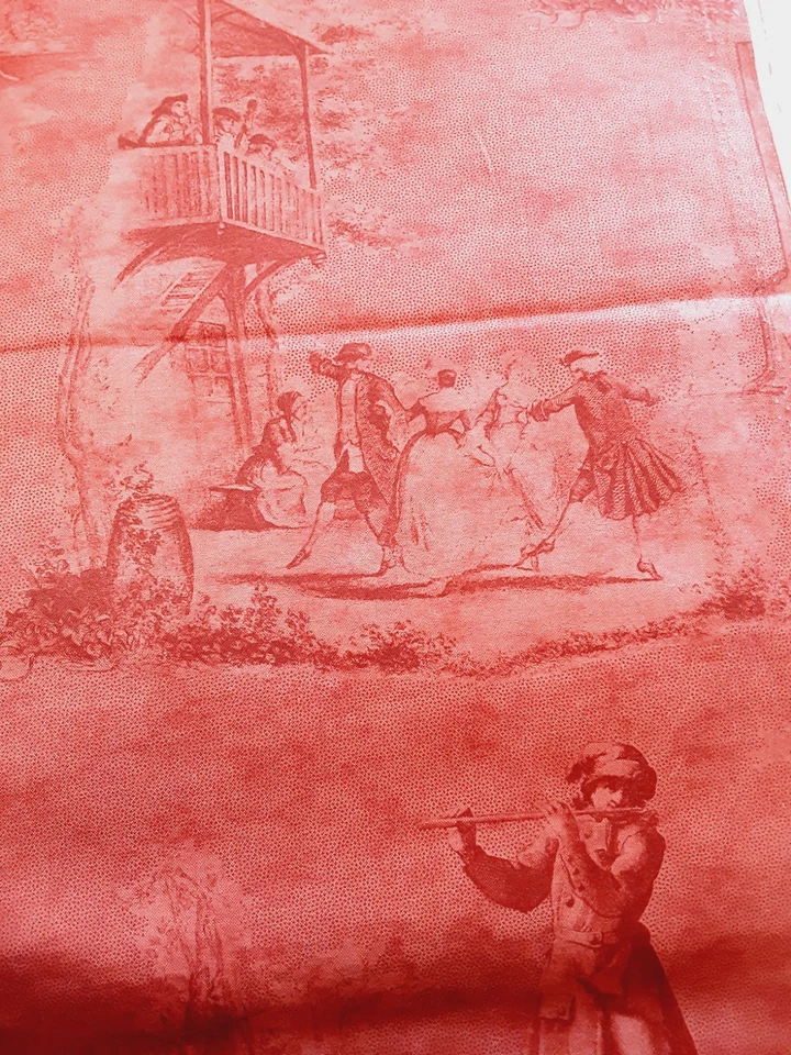 Vienna Nights by 3 Sisters for Moda Fabric Burgundy Red Cotton Toile 3 Yds 10 In - Image 2 of 4