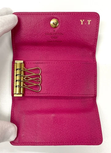 本物 ルイ ヴィトン M93732 マルチカラー マルチクル 4キーケース ブラック LV F/S - 画像8/13