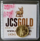 2014 American Gold Eagle 1/10 oz — photo from another recent sale