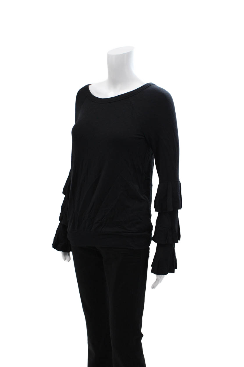Bailey 44 Womens Basic Black Polyester Blend Roun… - image 2