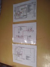 TRIUMPH TR7 COLOUR WIRING DIAGRAM SETS 1975 - 1982
