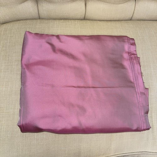 Iridescent Bubble Gum Pink Silk Fabric 9 Yards