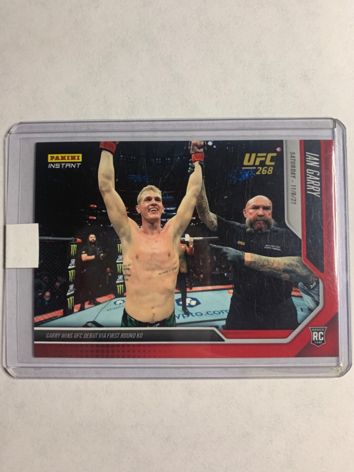 2021 Panini Instant UFC Ian Garry Rookie Card #49 RC - Wins UFC Debut SP /1802