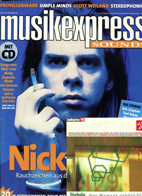 MUSIK EXPRESS 4 / 1998 (mit Frei CD Nr. 15)   NICK CAVE   Propellerheads