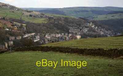 Foto 6x4 Blick vom Cross Hill Hebden Bridge Der Blick SE von Norden von He c2008